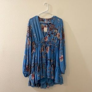 NWT Free People Floral Mini Dress